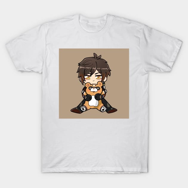 Zhongli T-Shirt by verdelucuma